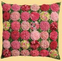 Ruched Blossom Pillows